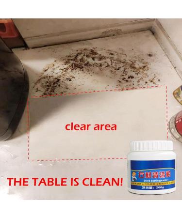 3PCS Stone Cleaning Powder Kitchen Quartz Stone Countertop Degreasing Tile Agent Cleaner Cleaning Strong Marble Polishing - Buy Online on GoSupps.com