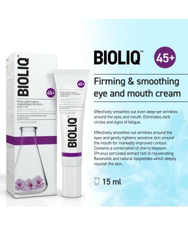 45+ Firming Eye & Mouth Cream | Anti-Aging Reduces Wrinkles & Dark Circles | Cherry Blossom & Hesperidin - 15ml - Buy Online on GoSupps.com