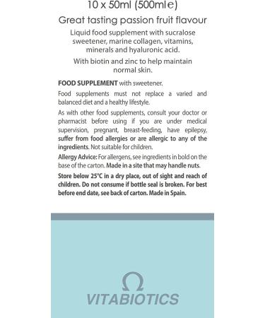 Vitabiotics Platinum Collagen Skin Drink - 10 x 50ml | Perfectil Skincare - Buy Online on GoSupps.com