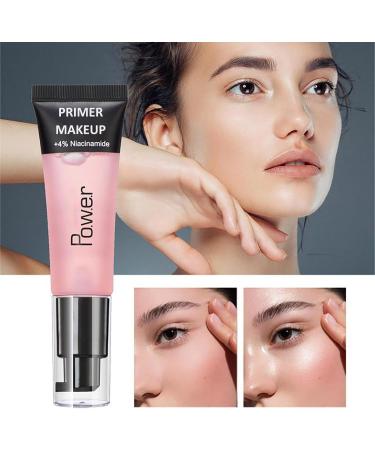 Hydrating Gel Makeup Primer - Colour Corrector with Hyaluronic Acid & Niacinamide (Pink) - Buy Online on GoSupps.com