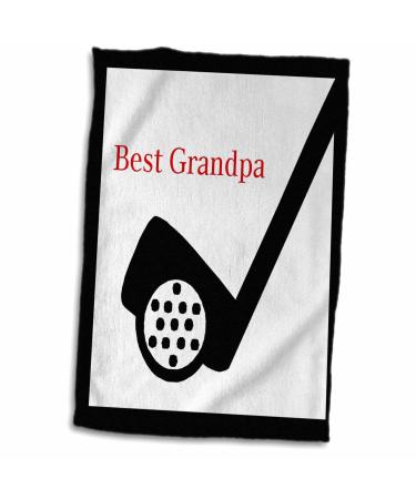 3D Rose Grandpa n Golf TWL_19982_1 Towel  15 x 22
