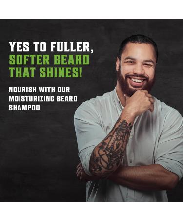 Viking Revolution Tea Tree Beard Wash - 17oz Argan Oil & Ginseng Beard Shampoo for Men - Soften & Strengthen Beard Reduce Dandruff & Itch - Buy Online on GoSupps.com
