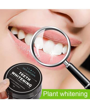 Lythor Teeth Whitening Charcoal Powder - Natural Coconut Oral Care Set - No Enamel or Gum Damage (1 Pack) - Buy Online on GoSupps.com