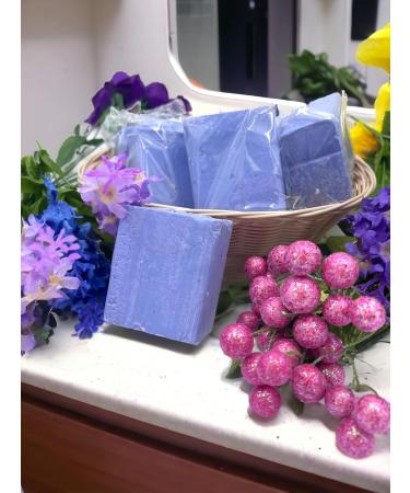 EDMIS Organic Natural Blueberry Soap Set - 4 Handmade Chemical-Free Bar Soaps - Buy Online on GoSupps.com