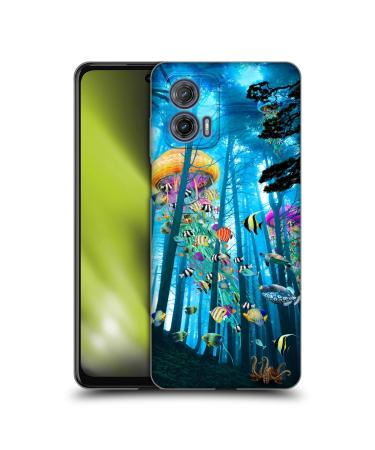 Head Case Designs Officially Licensed Dave Loblaw Electric Jellyfish In A Mist Jellyfish Soft Gel Case Compatible With Motorola Moto G73 5G Motorola Moto G73 5G Electric Jellyfish In A Mist