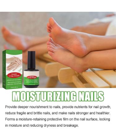 Keratin 3 Day Growth Nail Treatment & Strengthener Nail Strengthener for Damaged Nails Extra Strong Nail Growth Treatment Nail Repair Treatment Nail Strengthener and Growth Polish Nail Growth Serum - Buy Online on GoSupps.com