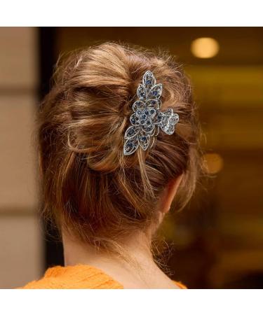 Kilofly 3-Pack Women Rhinestone Hair Clips - Large Metal Claw Clamp for Thick Hair - Buy Online on GoSupps.com