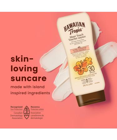 Hawaiian Tropic Silk hydration weightless oil-free face sunscreen lotion SPF 30 50ml & Sheer Touch Ultra Radiance Sunscreen Lotion SPF 30 90mL - Buy Online on GoSupps.com