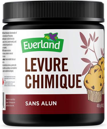 Everland Natural Baking Powder - Aluminum Free, Gluten Free, Vegan (400g | 14oz) - Buy Online on GoSupps.com
