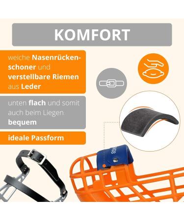 Amathings Super Kennel Soft Muzzle - Ideal for Dogs Racing & Freewheel - Silver with Wattted Nose Piece - Buy Online on GoSupps.com