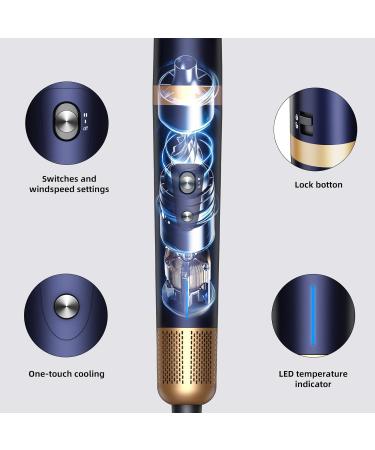 6 in 1 Multifunctional Hair Styler Set - Auto-Wrap Curling Iron & Hot Air Brush for Women | Perfect Drying & Styling Gift - Buy Online on GoSupps.com
