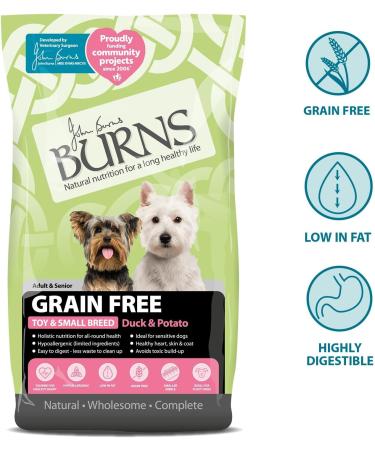Burns - Grain Free Adult Dog Food with Duck and Potatoes - 2 kg - Buy Online on GoSupps.com