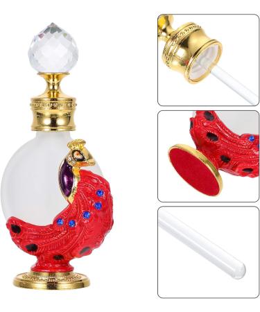 Beaupretty 1pc Peacock Essential Oil Bottle Glass Travel Containers Glass Perfume Bottle Vintage Jeweled Perfume Bottle Vintage Essential Oil Bottle Pharamoneperfume Middle East Miss Vial - Buy Online on GoSupps.com