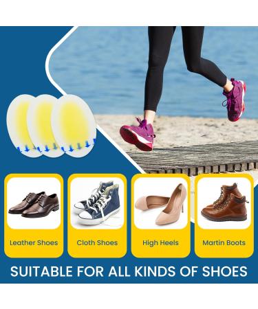 Bladder Pavement Heel Cushions (20 Pieces) - Invisible Hydrocolloid Gel for Pain Relief in Toes Forefoot & Heel - International Shipping Available - Buy Online on GoSupps.com