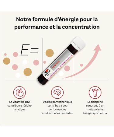 Doppelherz System VITAMIN B12 PLUS Dietary supplement Liquid Performance Energy and Concentration Orange and Grapefruit Taste 30 bottles of 25 ml - Buy Online on GoSupps.com