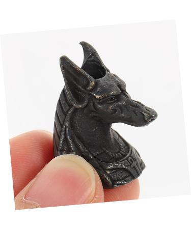 Ancient Egyptian Anubis Pendant Keychain DIY Bracelet Pendant (black Version) 1pc Car Decor Jewelry 2.5X1.5X0.6CM As Shown1 - Buy Online on GoSupps.com