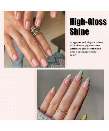 AIMANGO Gel Nail Polish Jelly Nude Pink - Sheer French Tip Nail Varnish 10ml - Buy Online on GoSupps.com