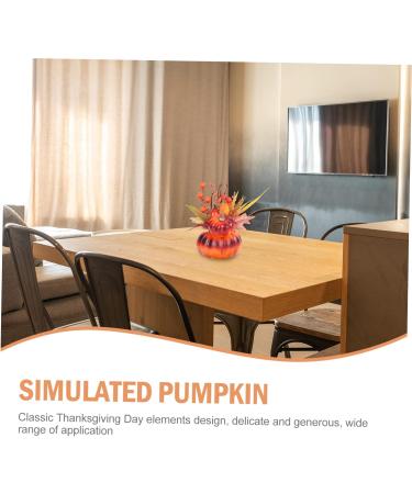 ifundom 1pc Artificial Pumpkin Decorative Outdoor Decor Farmhouse Outdoor Decor Pumpkin Party Supply Bouquet Red 20x10cm - Buy Online on GoSupps.com