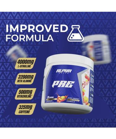 Alpha Supps Pre Pre-Workout Powder for Men & Women Back to Basics Preworkout Formula for Fitness & Gym Training Athletes - Boost Energy Focus & Performance (30 Servings Watermelon Lemonade) Watermelon Lemonade 10.6 Ounc  - Buy Online on GoSupps.com