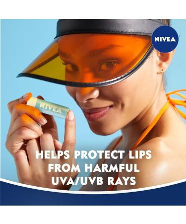 NIVEA Smoothness Lip Balm Dual Pack - Hydrating Lip Care for Soft and Smooth Lips - Buy Online on GoSupps.com