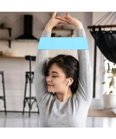 HANABASS Yoga Resistance Bands - Elastic Exercise & Rehab Tension Bands for Pilates & Strength Training - Sky Blue - Buy Online on GoSupps.com