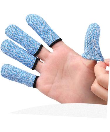 6 Pair Reusable Finger Cots - Protective Sewing Finger Sleeves for Men & Women - High Strength Polyethylene Thumb Covers - Buy Online on GoSupps.com