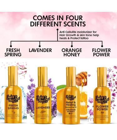 Natural Black Seed Body Oil Spray - Moisturizing & Scar Repair for Eczema Psoriasis & Hair Growth | 3.4 oz Orange Honey - Buy Online on GoSupps.com