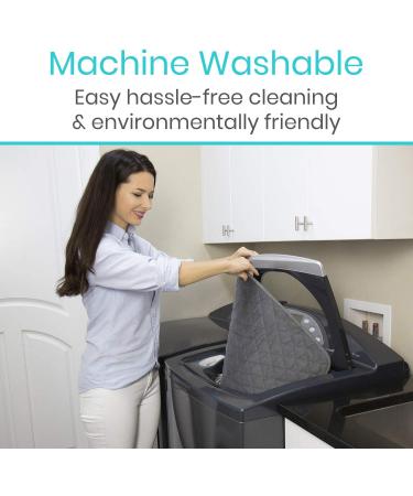 Premium Sures Chair Incontinence Pad - Waterproof Absorbent Seat Cover for Recliners - 22x21 Gray Protector for Men, Women, and Pets - Reusable Leakproof Lining for Spills, Urine, Fluids - Buy Online on GoSupps.com