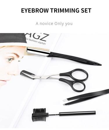 11pcs Eyebrow Grooming Set with Trimming Kit, Scissors, and Brush - Complete Eyebrow Tools for Precise Grooming - Buy Online on GoSupps.com