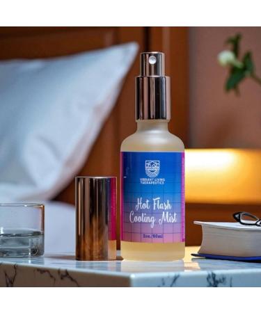 Vibrant Living Therapeutics | Cooling Comfort Spray | Instant Relief Mist with Ginger & Peppermint | On-the-Go Cooling Mist | Natural Botanical Blend - Buy Online on GoSupps.com