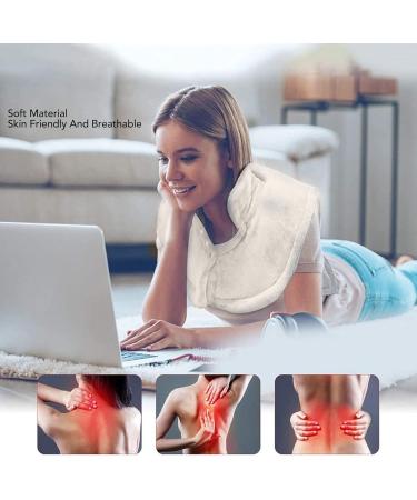Premium Shoulder Cushion with LCD Heating - 6-Stage Hot Compress & Auto Shutdown | Electrically Heated Neck Wrap (EU Plug 220-240V) - Comfort & Relief - Buy Online on GoSupps.com