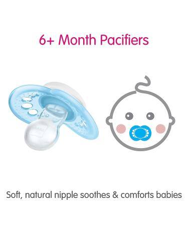 MAM Variety Pack Baby Pacifier - 3 Types for Healthy Oral Development - Boy 6-16 Months - 3 Pack - Buy Online on GoSupps.com