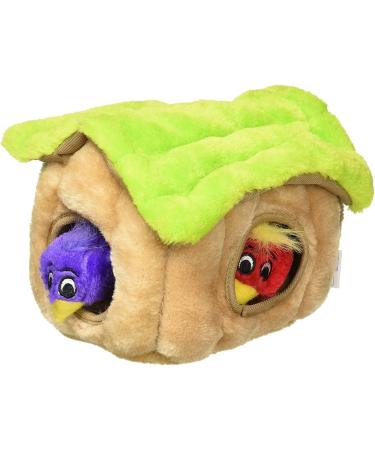 Outward Hound Kyjen 31009 Hide A Bird Dog Toys Interactive Plush Squeak 4-Piece Toy Large Multicolor - Buy Online on GoSupps.com