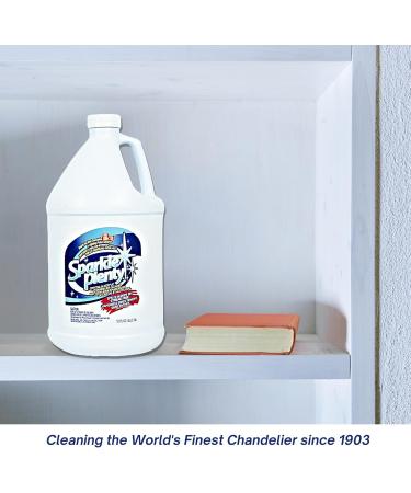 Sparkle Plenty Chandelier Cleaner - No Wipe Drip Dry Spray for Crystal & Glass - 32 oz 1 Gallon - Pack of 2 - International Shipping Available - Buy Online on GoSupps.com