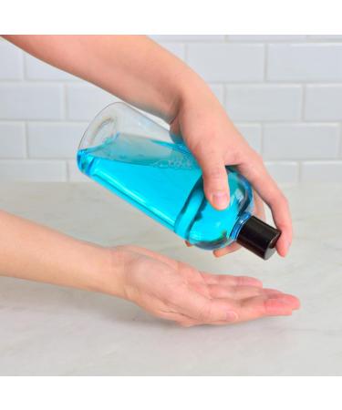 Youngever 6 Pack 500ML Empty Squeeze Containers with Black Disc Cap Plastic Bottles with Disc Top Flip Cap Refillable Cosmetic Bottles Squeeze Containers Black Cap - Buy Online on GoSupps.com