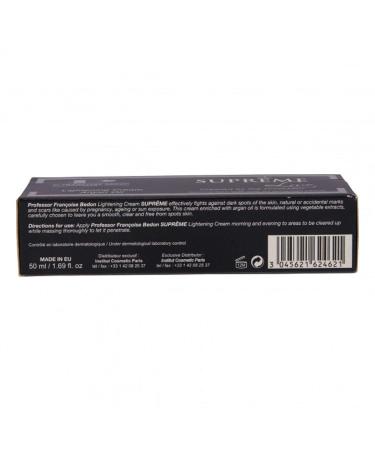Buy Pr. Francoise Bedon Supreme Cream 50ML - Premium Skincare Ship Worldwide - Buy Online on GoSupps.com