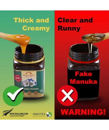 Nelson Honey Manuka Honey 30+ 500g - Pure New Zealand Honey - Buy Online on GoSupps.com