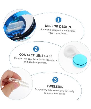 Buy Homsfou Colored Contact Lenses Set | Luxurious Eye Lens Organizer & Travel Case | International Shipping Available - Buy Online on GoSupps.com
