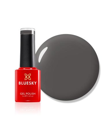 BLUESKY Gel Nail Polish Dark Grey Mini A086 Ash Long Lasting Chip Resistant 5 ml Requires Drying Under UV LED Lamp