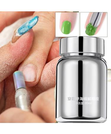 Retonnement de la colle ongles - 80 ml pour la presse Fake Fulnandail adapt la peau | pour l'ami la femme la s ur la petite amie la fille le dissolvant adh sif doux le retrait de - Buy Online on GoSupps.com