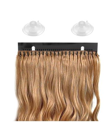 XL Black Hair Extension Hanging Storage - Wall-Mounted Wig Display Holder for Salon & Home Use - Buy Online on GoSupps.com
