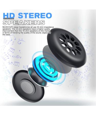 MUSICOZY Bluetooth Sleep Headphones Headband with Eye Mask - Pack of 2 - Buy Online on GoSupps.com
