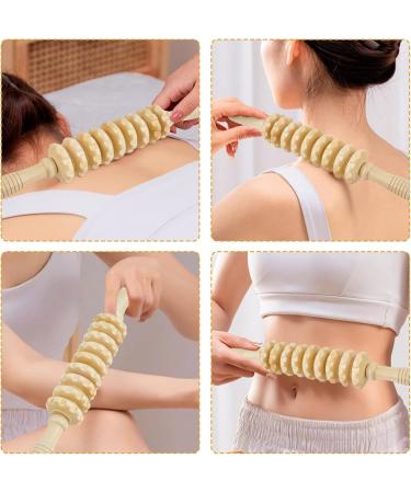 Above Zero Fascia Roll: Wood Massage Roller for Neck Legs & Muscle Relaxation - Gua Sha Body Shaping - Buy Online on GoSupps.com