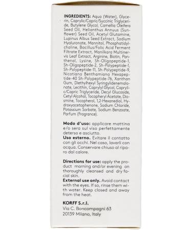 Korff Derma Filling B8-B5 Face Serum redensifies skin and reduces wrinkles for mature skin anti-aging formula with vitamins B8 and B5 30ml bottle - Buy Online on GoSupps.com