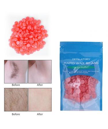 50g Strawberry Wax Beads for Hair Removal | Hot Film Hard Wax Beans for Body & Legs - Buy Online on GoSupps.com