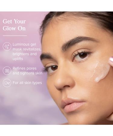 HERITAGE STORE Aura Glow Facial Mask - Brightening Exfoliating Gel Treatment for All Skin Types with AHA Hyaluronic Acid & Sea Moss | Vegan & Paraben Free - 2oz - Buy Online on GoSupps.com