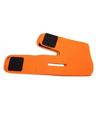 Face Slimming Bandage Belt FaceLift Tool for Double Chin and Skin Strap (Orange)