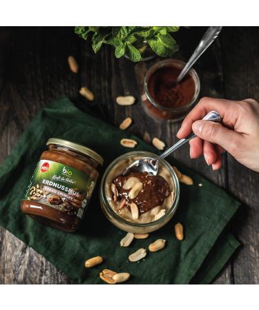 Buy Biozentral Olabnussmus Crunchy Kocao | Vegan Gluten-Free Peanut Cream | 6 x 250g | Palm Oil-Free | Perfect for Muesli & Snacks - Buy Online on GoSupps.com