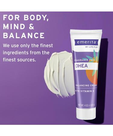 Emerita DHEA Nature's Balancing Cream 4 oz - Hormone Balance & Skin Rejuvenation - Buy Online on GoSupps.com