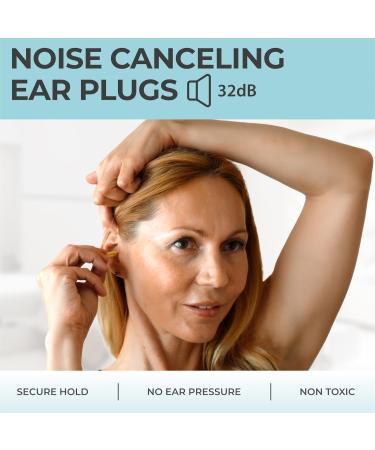 PQ Small Ear Plugs for Sleep - 40 Foam Earplugs for Small Ear Canals, 32 dB Noise Cancelling, Soft & Premium Earplugs for Men and Women - Block Snoring Effectively - Buy Online on GoSupps.com